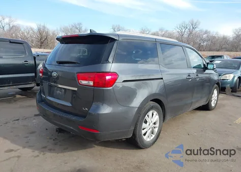 2017 Kia Sedona Lx z USA, uszkodzony, nr VIN KNDMB5C10H6337922